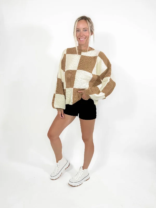 Check This Sweater- MOCHA