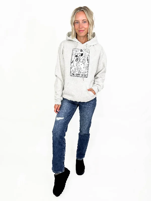 Plant Lover Tarot Card Hoodie- HTHR OATMEAL