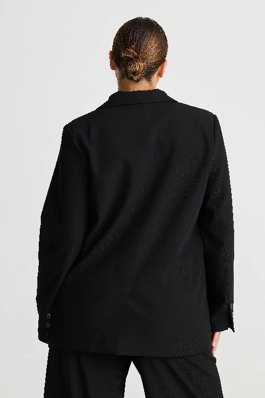 Core Relaxed Blazer - Black