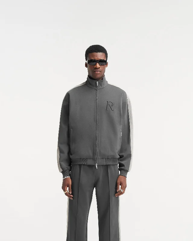 Initial Tracksuit Jacket - Grey