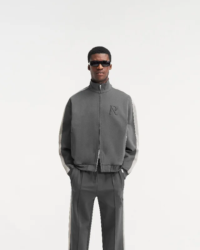 Initial Tracksuit Jacket - Grey