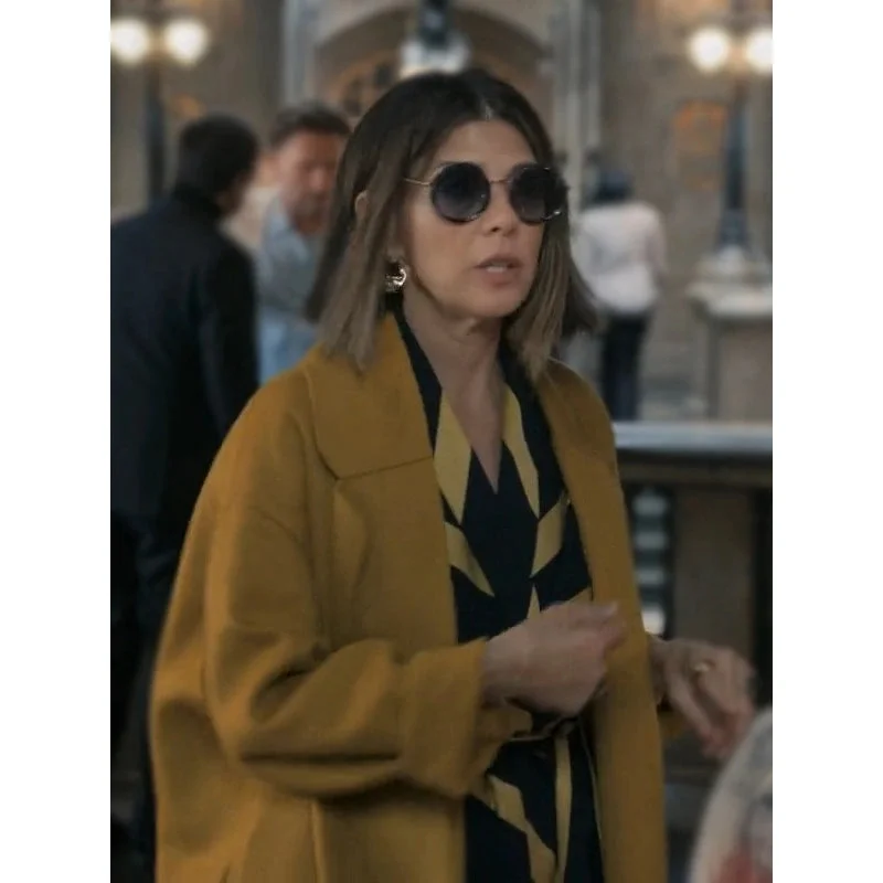 Marisa Tomei Upgraded Claire Trench Coat