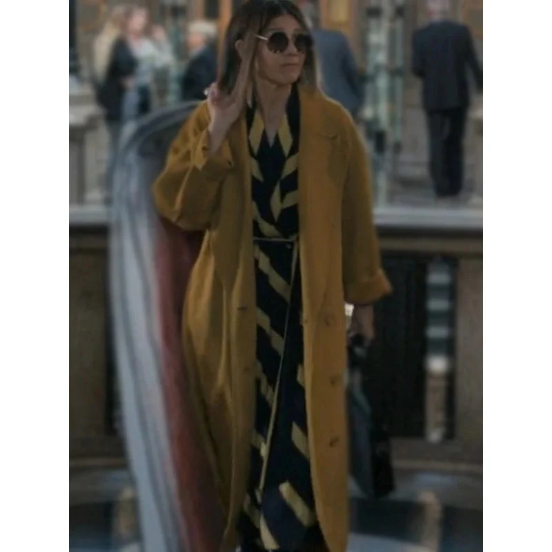 Marisa Tomei Upgraded Claire Trench Coat