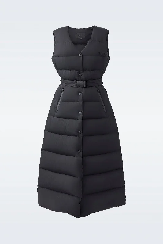 MISTY-CITY Sleeveless light down coat Black