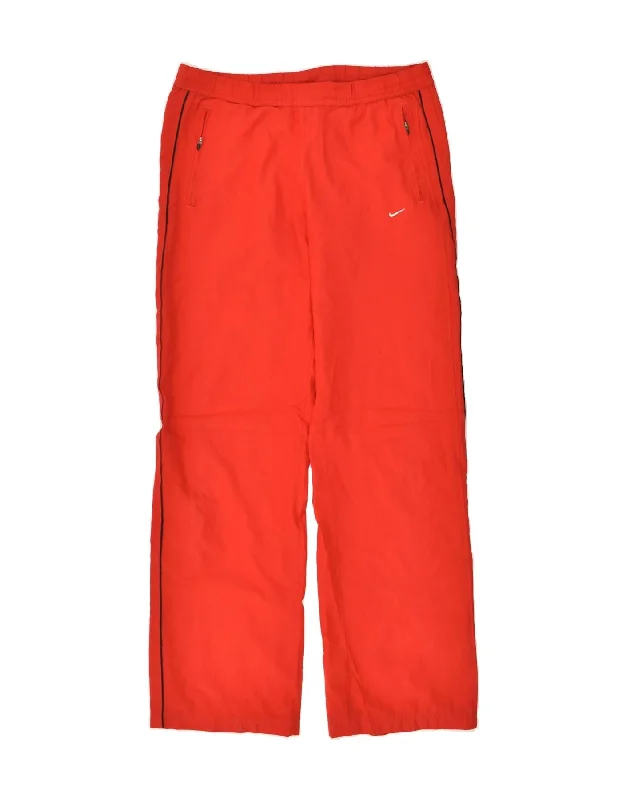 NIKE Womens Tracksuit Trousers UK 8/10 Small Red