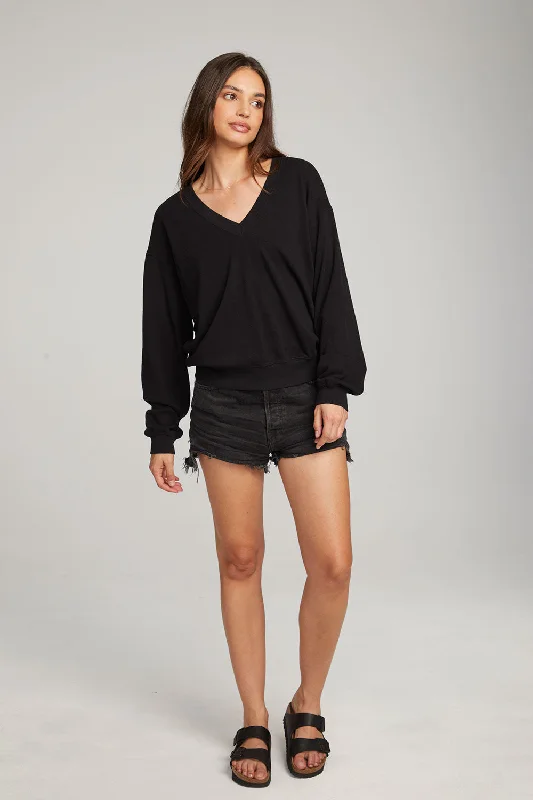 Poppy Black Pullover