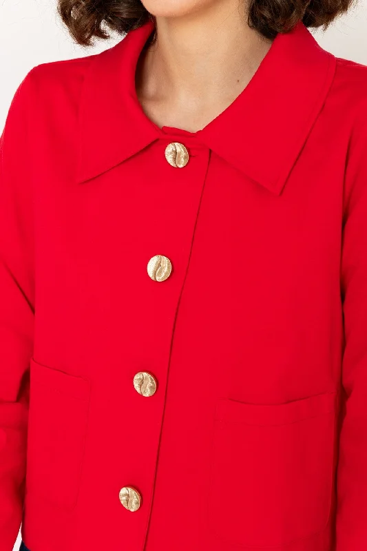 Red Punto Milano Casual Jacket