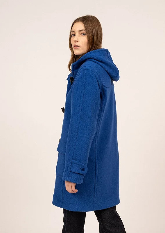 VENUS - Authentic Duffle Coat in Wool Cloth For Women (ROYAL BLUE)