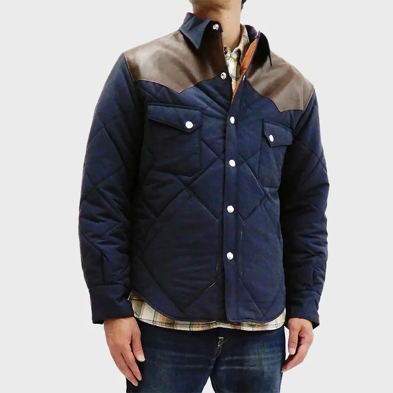 Yoke Quilted Western Jacket