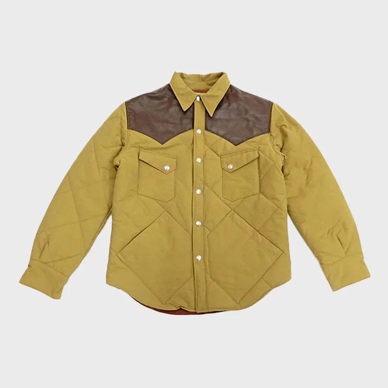 Yoke Quilted Western Jacket