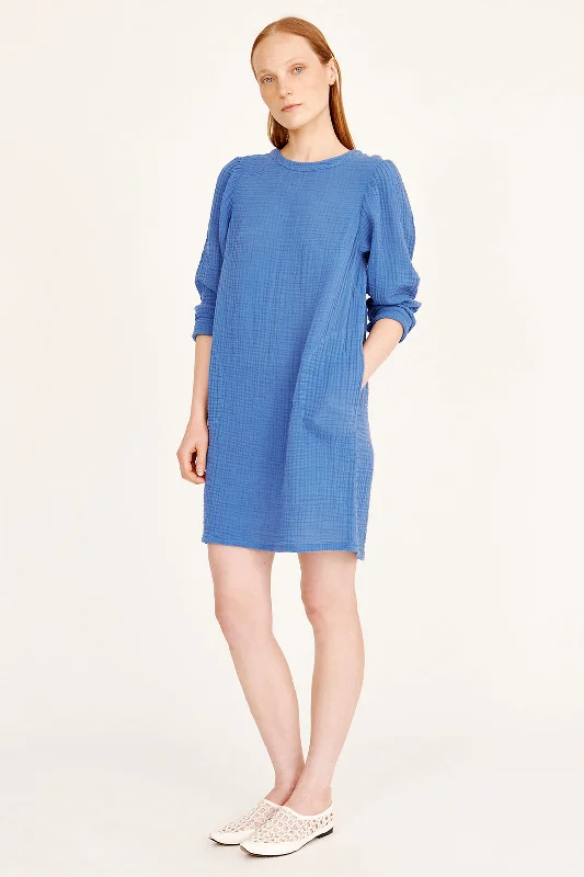 Gauze Dusty Blue Hyperion Dress