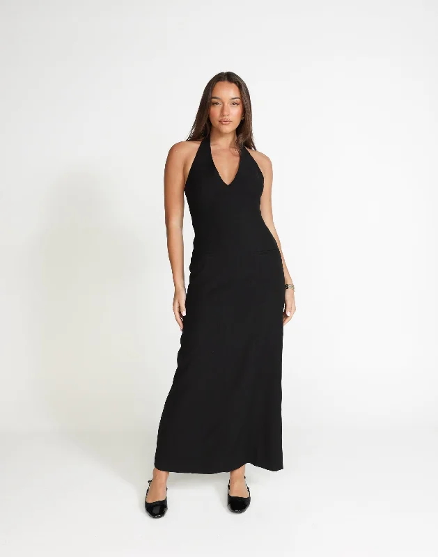 Kit Maxi Dress (Black)