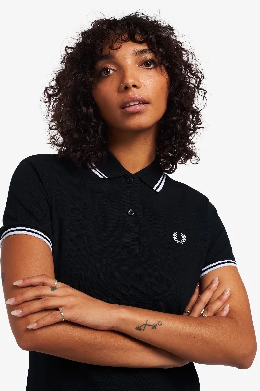 Twin Tipped Fred Perry Shirt Dress - Black