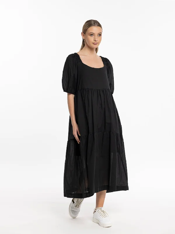 X.Lab Natural Light Dress - Black