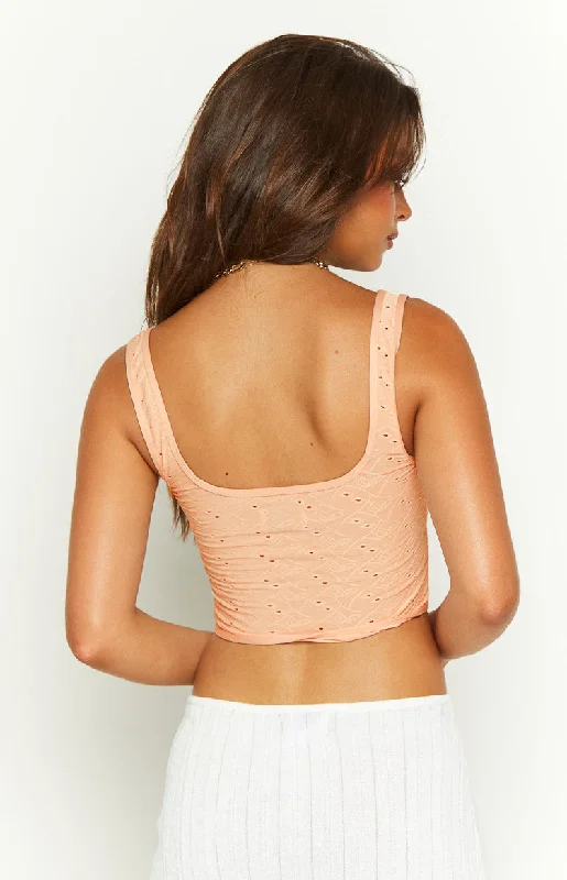 Anderson Pink Corset Top