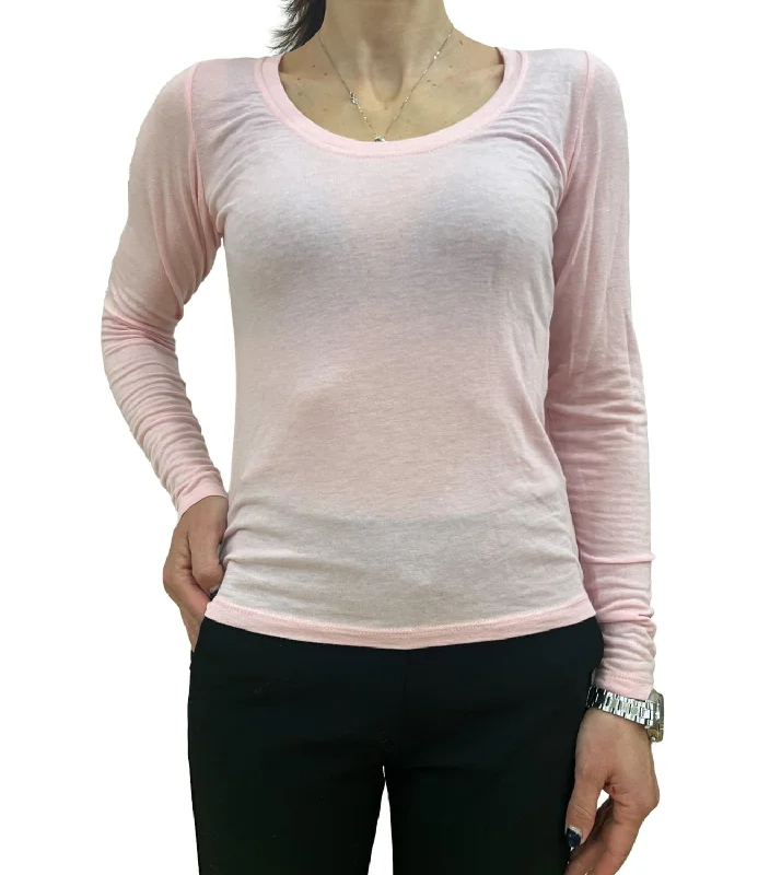 Maglia rosa candy donna