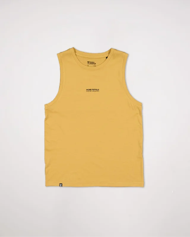 Icon Merino Air-Con Relaxed Tank - Honey