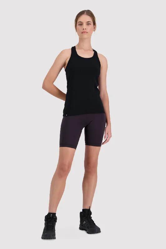 Icon Merino Air-Con Tank - Black