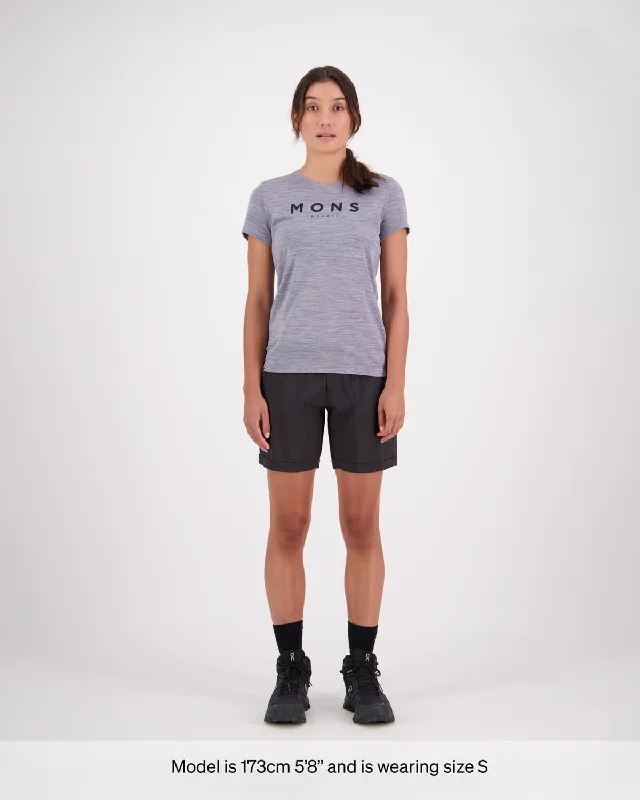 Icon Merino Air-Con Tee - Grey Heather