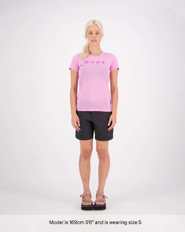 Icon Merino Air-Con Tee - Pop Pink