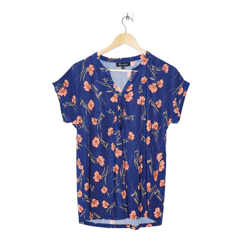 lily morgan Women's Trendsetters Printed Short Sleeve Top