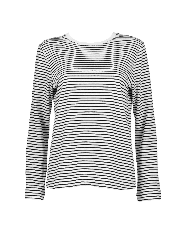 ""The Anna Longsleeve"" - Boyfriend T-shirt (Stripe)