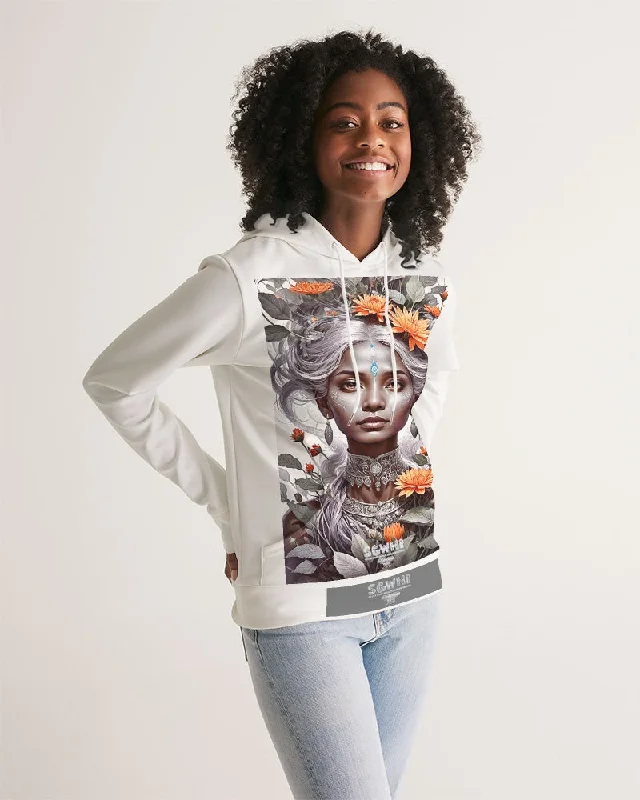 Blossom Indian Grey sister Women's All-Over Print Hoodie