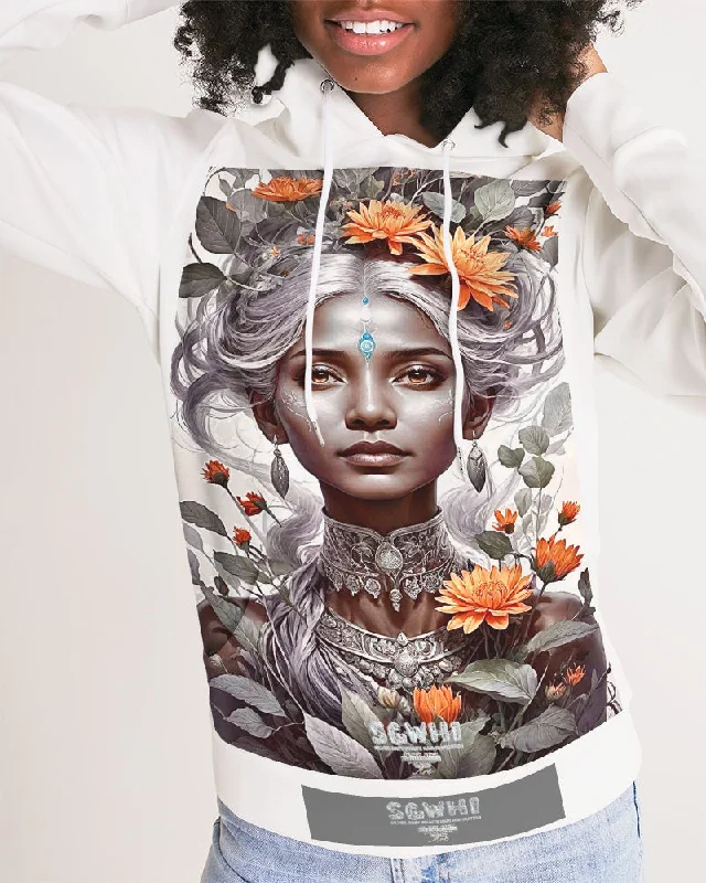 Blossom Indian Grey sister Women's All-Over Print Hoodie