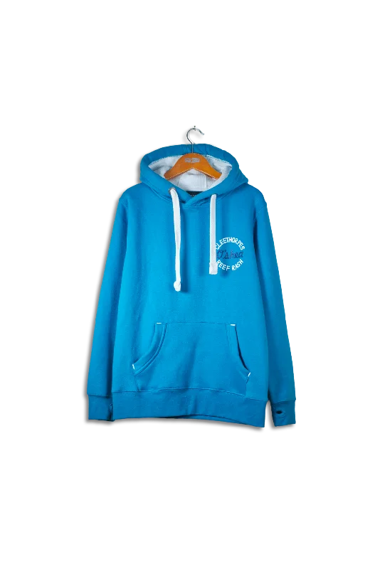 Cleethorpes Surf Blue Overhead Hoody - Beach Lover