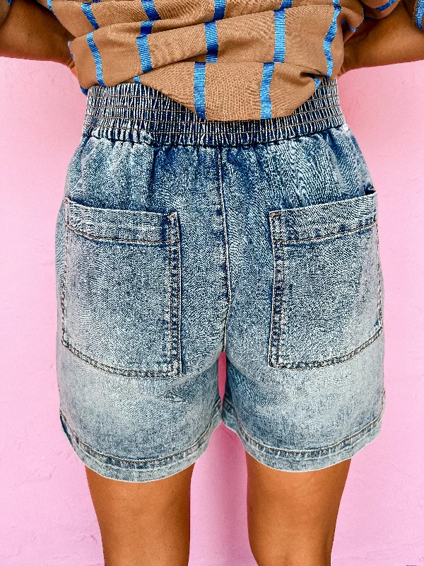 [Dear John] Tonya High Rise Denim Shorts