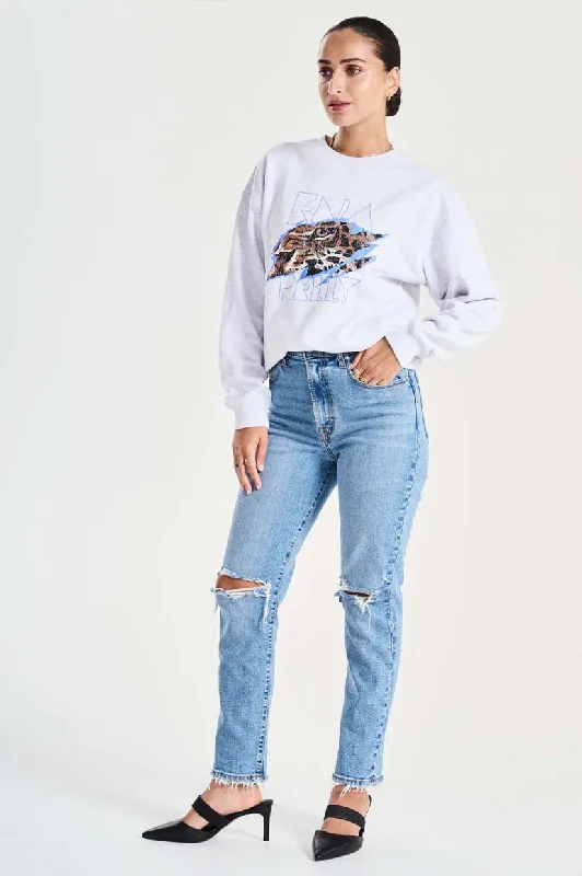 Ena Pelly Tigers Eye Sweatshirt - White Marle