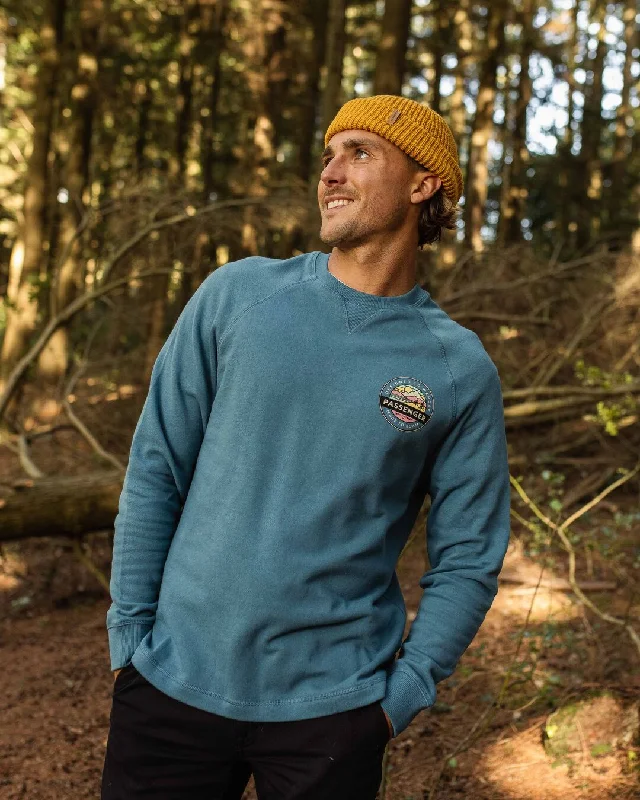 Odyssey Recycled Cotton Sweatshirt - Blue Steel