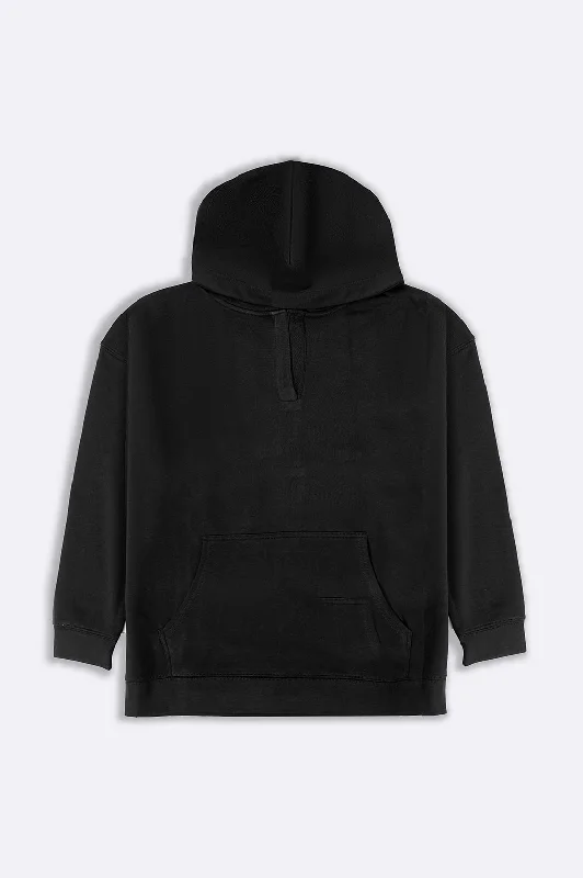 OVERSIZED COTTON BLEND HOODIE