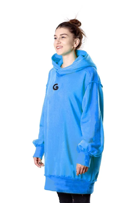 TheG Fresh Oversize Hoody Woman // blue