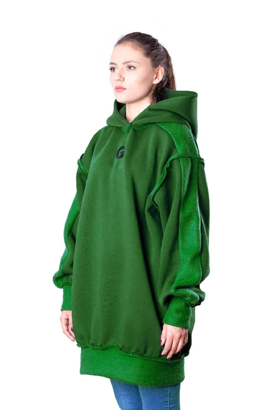 TheG Fresh Oversize Hoody Woman // green