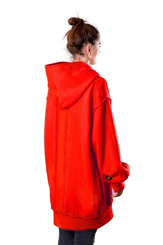 TheG Fresh Oversize Hoody Woman // red