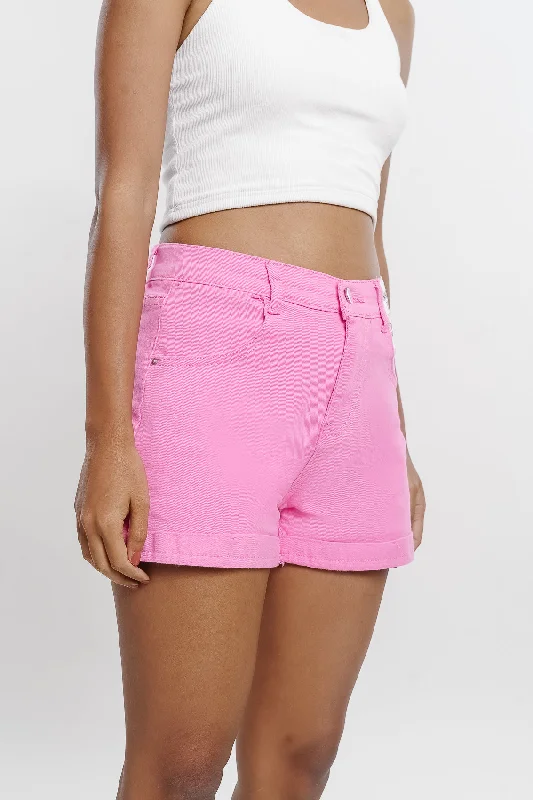 Pink Denim Short