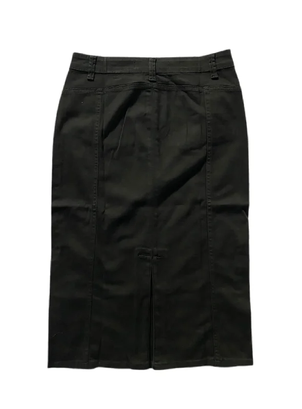 Twill Skirt Style 148/1-1D in Black