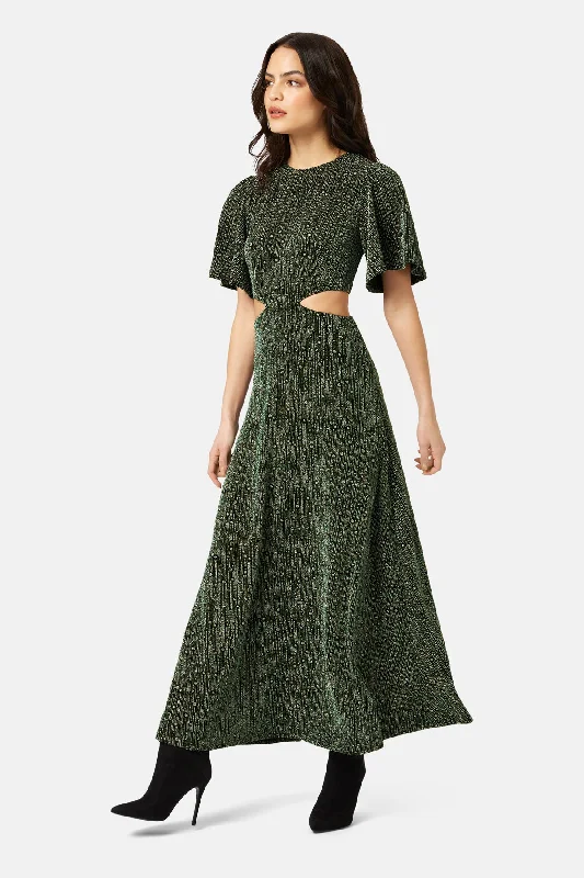 Disco Hangover Trance Dress in Green