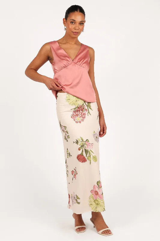 Evie Maxi Skirt - Native Flora