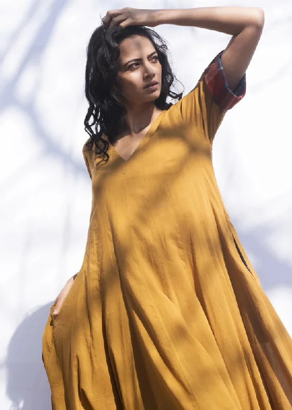 Ochre gown